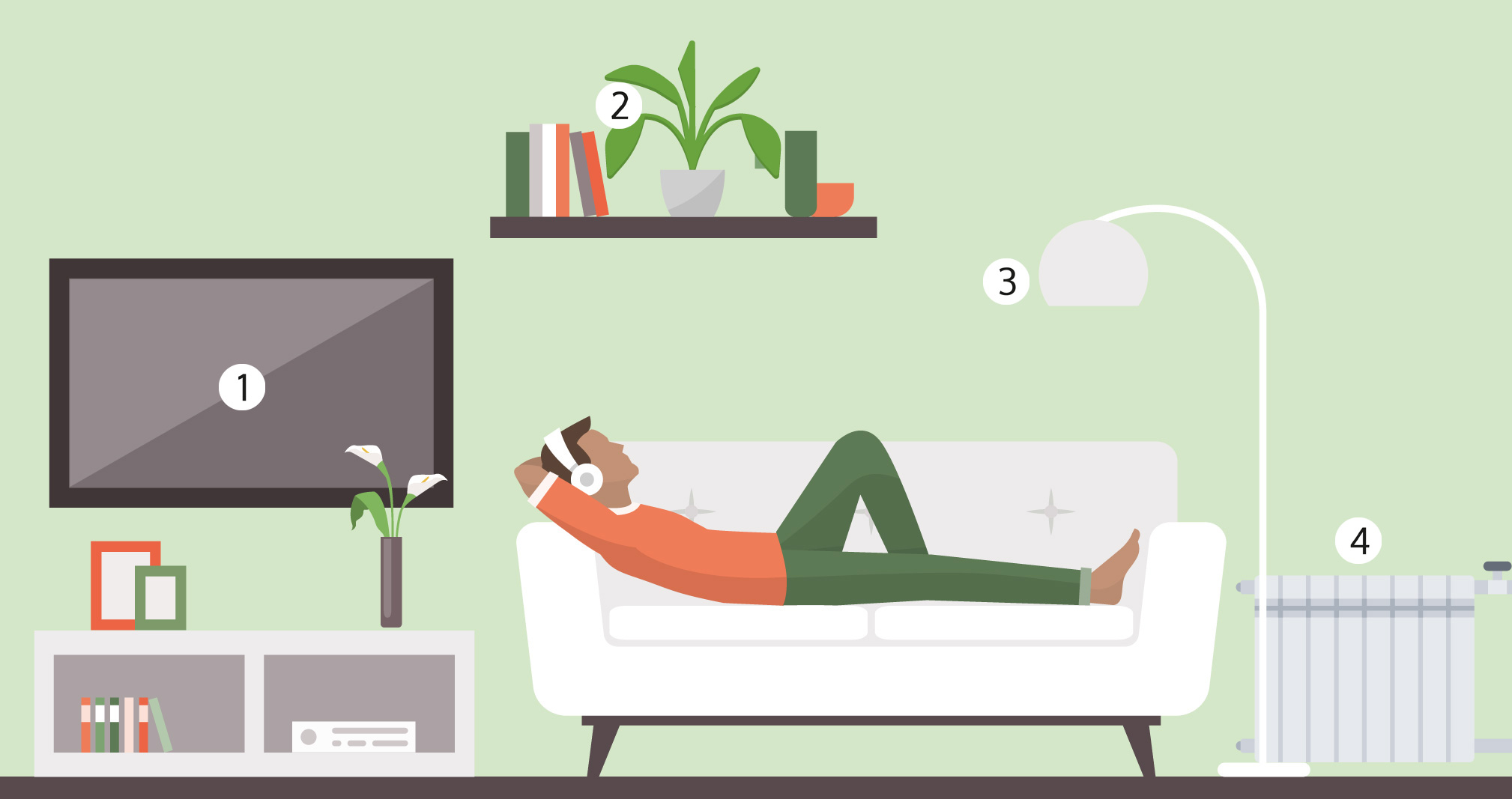 Energiespartipps Wohnzimmer